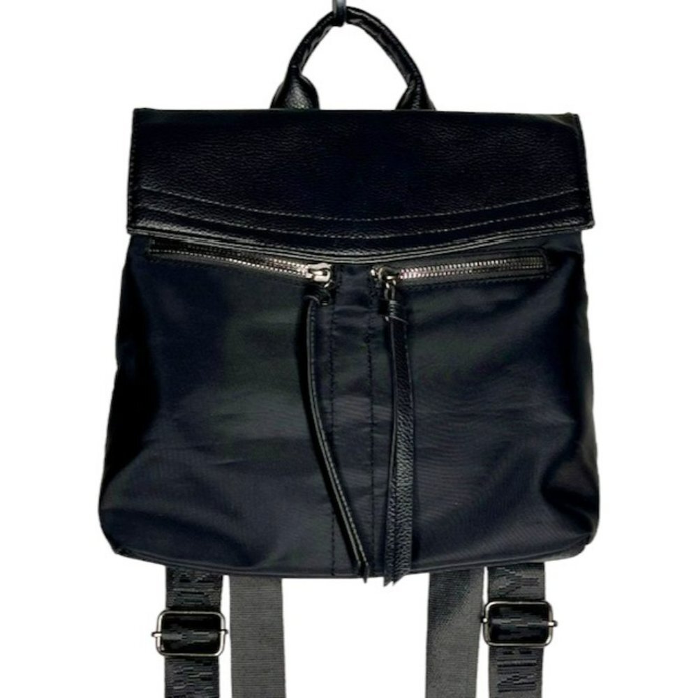 Botkier New York Nylon Backpack - Black - 9 x 11 x 3.5” - Picture 3 of 11